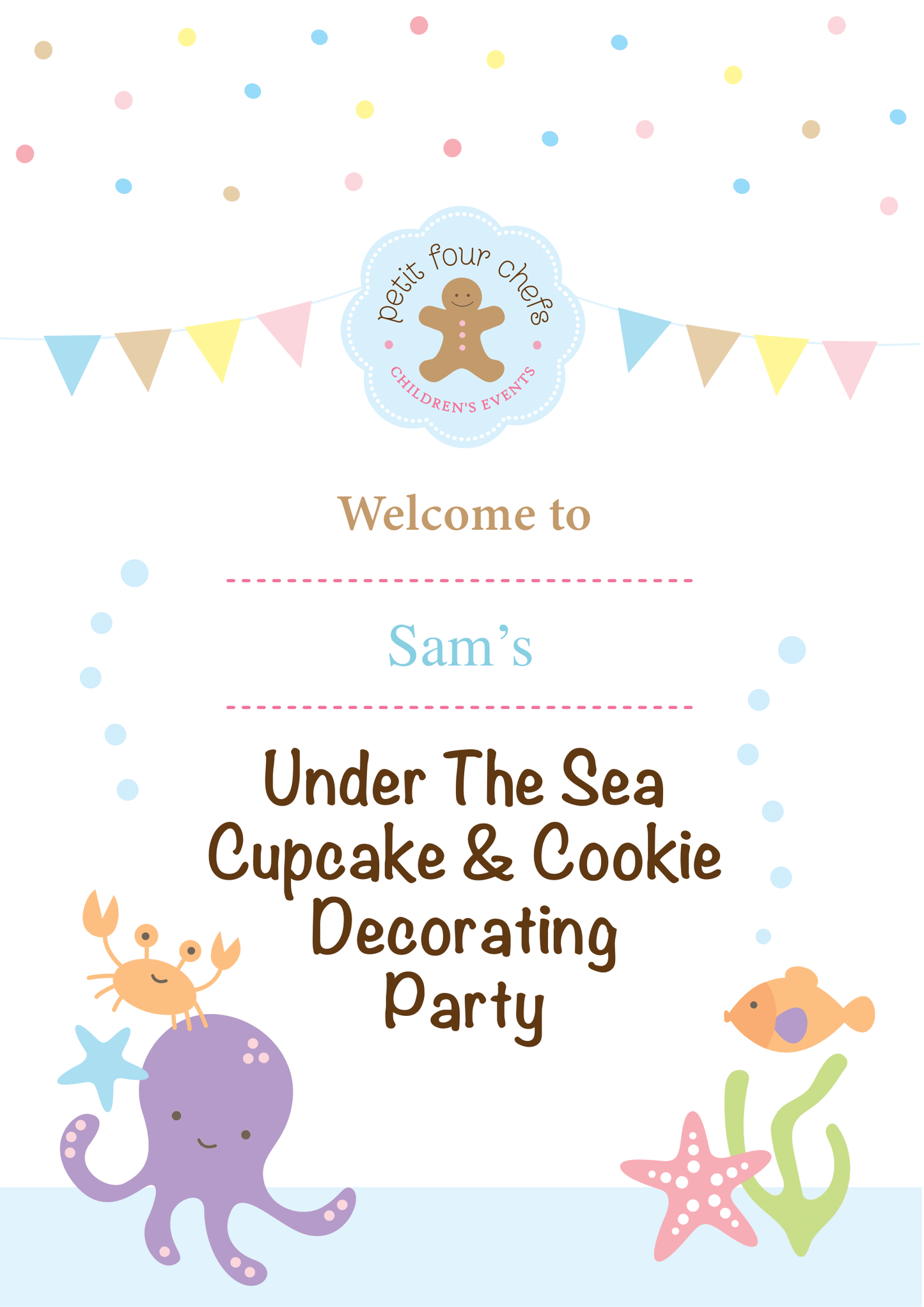 Under the Sea Bake & Decorate Party Box
