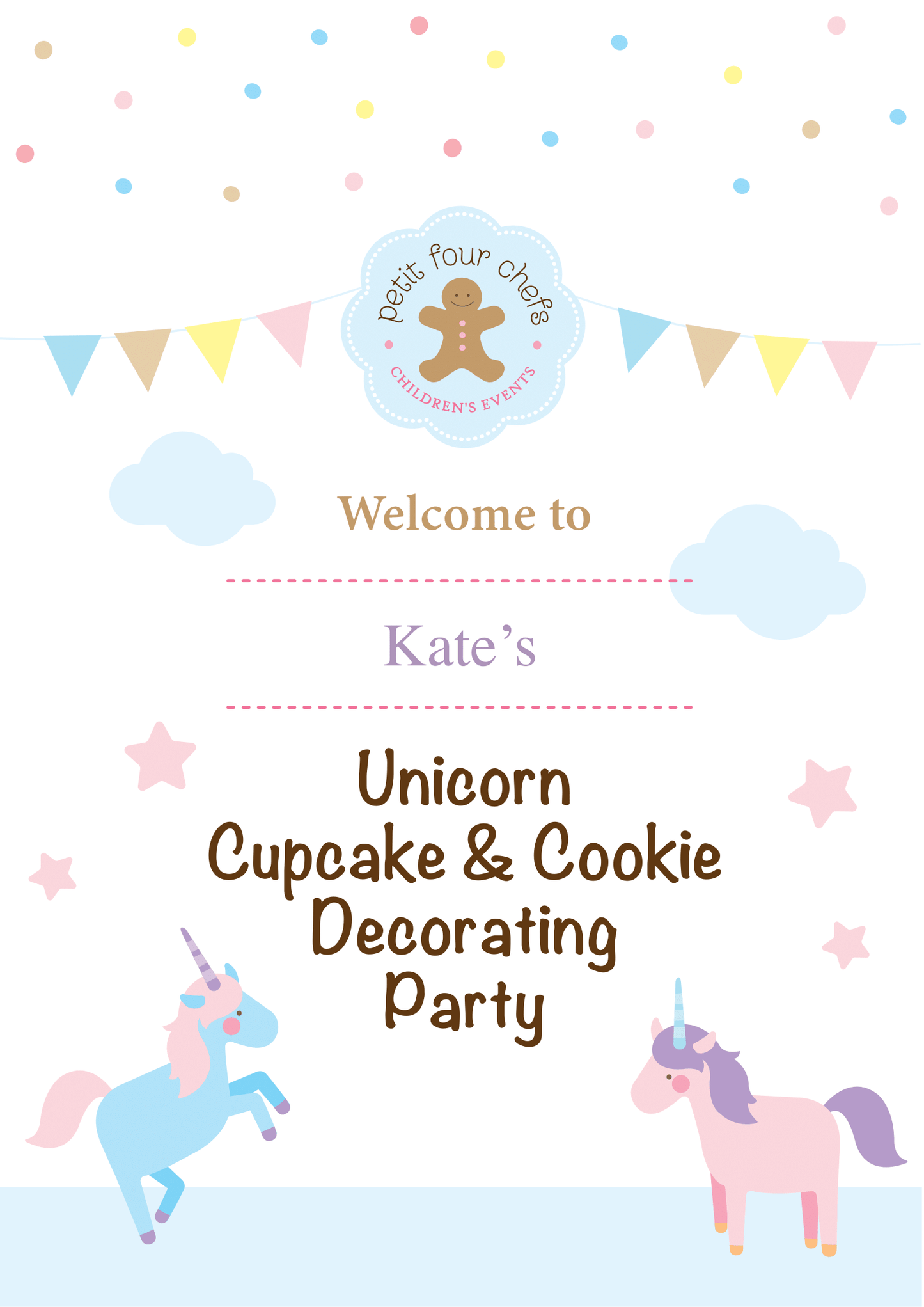 Unicorn Bake & Decorate Party Box