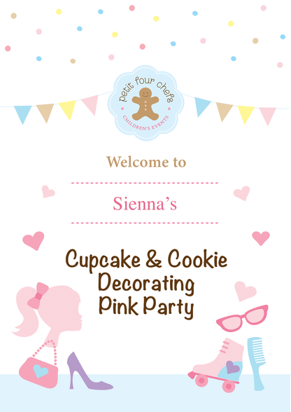 Pink  Party Bake & Decorate Party Box