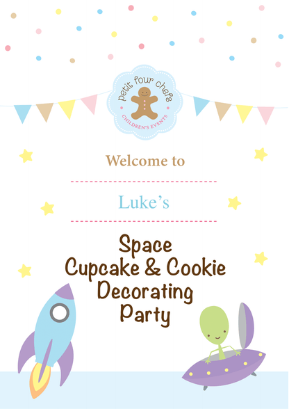 Space Bake & Decorate Party Box