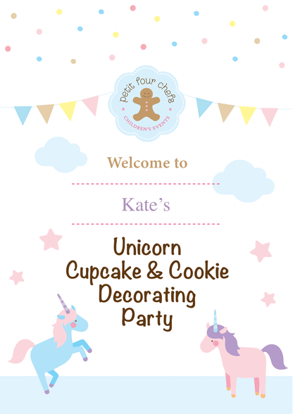 Unicorn Bake & Decorate Party Box